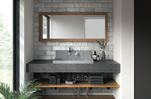 洗面室内装リフォーム