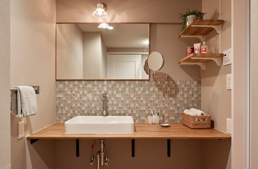 洗面台交換リフォーム