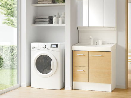 洗濯機との距離・脱衣所の広さとの兼ね合い