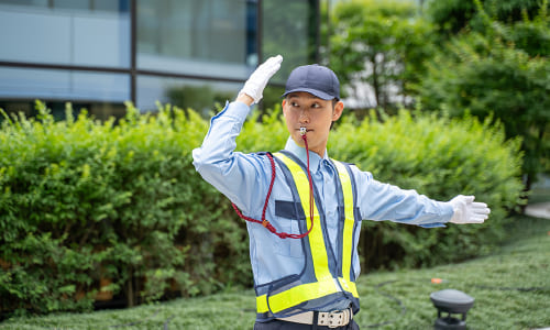 イベント来場者の誘導